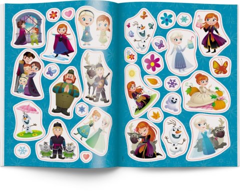 A4 DISNEY MALUCH FROZEN II LIVRE DE PEINTURE D'AUTOCOLLANTS