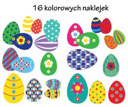 Oeufs de Pâques perdus - Livre de coloriage de Pâques avec des autocollants