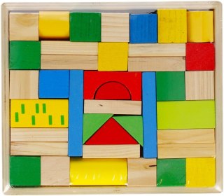 PLATEAU COULEUR BLOCS DE BOIS MEGA CREATIVE 482399