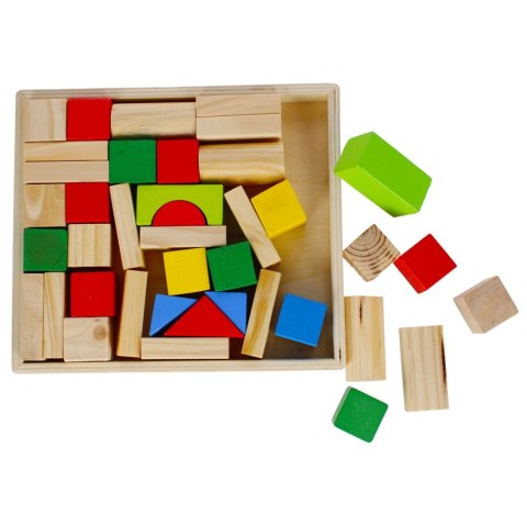 PLATEAU COULEUR BLOCS DE BOIS MEGA CREATIVE 482399