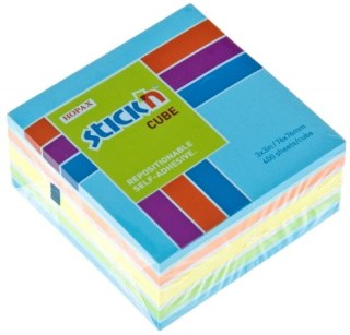 CAHIER AUTOADHÉSIF 76X76 400 FEUILLES MIX COULEURS STICK 21538 CX DISTRIBUTION