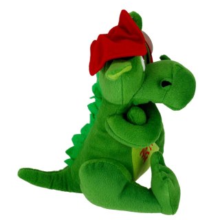 PELUCHE 22 CM WAVEL DRAGON ASSIS AU CHAPEAU DEEF DE.01486 DEEF