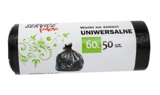 SACS DÉCHETS UNIVERSEL PACK 60 L. 50 PIÈCES. STELLA WNS-3713 PACK STELLA