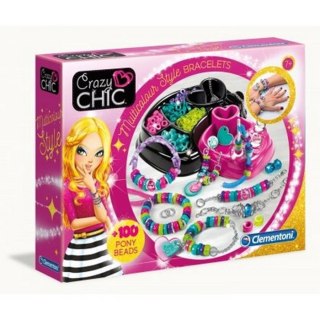 COFFRET CRÉATIF CRAZY CHIC COULEUR BRACELETS CLEMENTONI 78415 CLEMENTONI