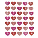 AUTOCOLLANTS COEUR PAILLETTES CRAFT WITH FUN 501869 CRAFT WITH FUN