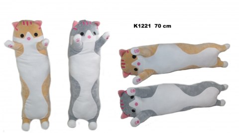 PELUCHE CHAT 70CM KOL SA DIMANCHE