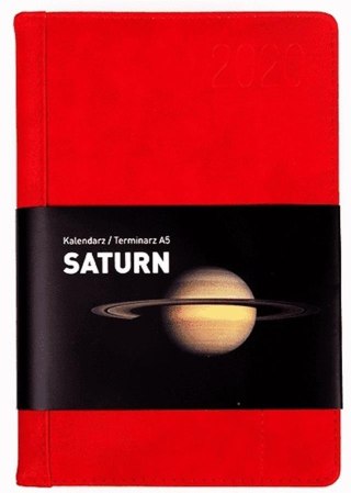 LIVRE CALENDRIER A5 RELIÉ ROUGE SATURNE OPUS 808878 OPUS