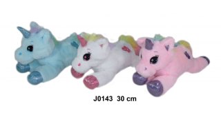 PELUCHE LICORNE 30CM COUCHÉE SA DIMANCHE