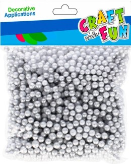 BOULES DÉCORATIVES DE STYROFOAM ARGENT 10G 7MM CRAFT WITH FUN 501465 CRAFT WITH FUN