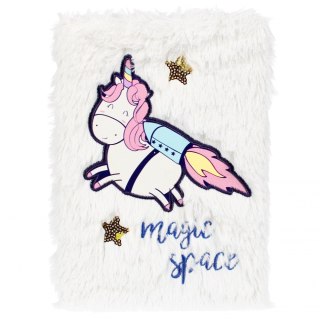 NOTES PLUSZ A5 UNICORN SPACE STK PB 6/36 STARPAK