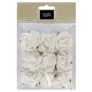 ORNEMENT DÉCORATIF PAP FLEURS AUTOCOLLANTS ROSES BLANCHES OP9SZT PBH ARGO 252039 GAL ARGO