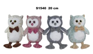 PELUCHE CHOUETTE 20 CM SUN-DAY S1540 SUN-DAY