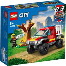 Blocs de construction City Le camion de pompiers 4x4 LEGO 60393 LEGO