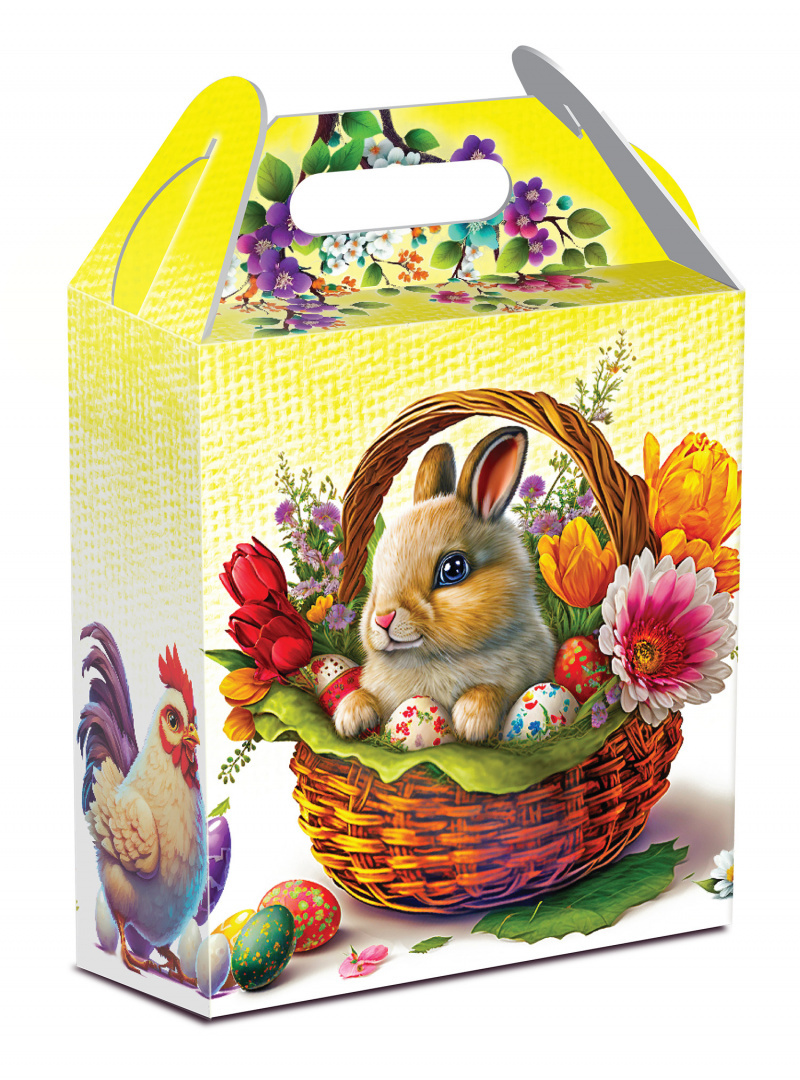 Emballage de Pâques pour enfants - modèle de panier