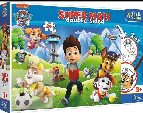 PUZZLE 24 pcs. SUPER MAXI AVENTURES PAW PATROL TREFL 41001 TREF TREFL