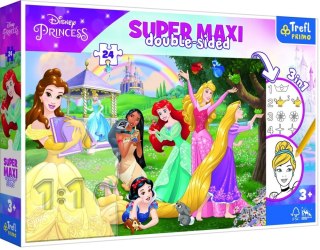 PUZZLE 24 pcs. SUPER MAXI HAPPY PRINCESS TREFL 41008 TREF TREFL