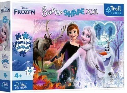 PUZZLE 60 pcs. DANCING SISTERS FROZEN PUD TREFL 50010 TREF TREFL