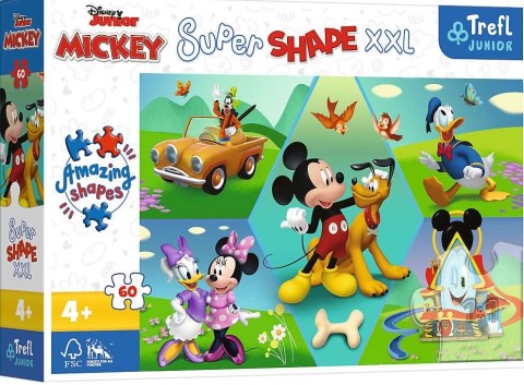 PUZZLE 60 pcs. C'EST TOUJOURS HEUREUX AVEC MIKE PUD TREFL 50014 TREF TREFL