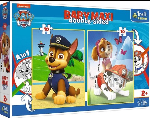 PUZZLE BÉBÉ MAXI 2X10EL. ÉQUIPE PAW PATROL TREFL 43003 TREF TREFL