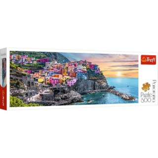 PUZZLE 500 pcs. VERNAZZA AU COUCHER DU SOLEIL TREFL PANORAMA 29516 TR TREFL