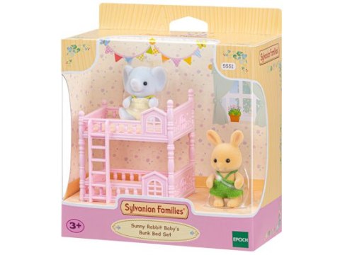 SYLVANIAN SUNNY BUNNY AVEC LIT 5551 WB6 EPOQUE