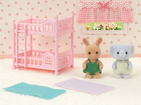 SYLVANIAN SUNNY BUNNY AVEC LIT 5551 WB6 EPOQUE