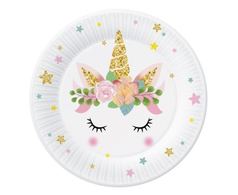 ASSIETTE PAP 180 UNICORN GO PACK6 PCS FOL GODAN