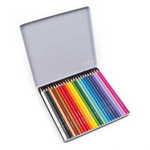 CRAYONS AQUA OLO 24KOL/180 KIDEA DERF MET PUD DERFORM