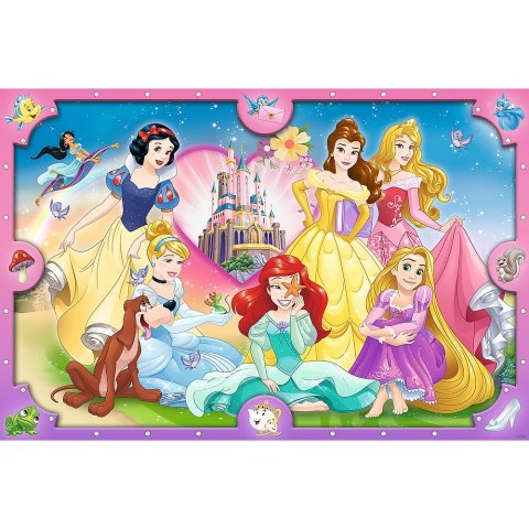 PUZZLE 160 pcs. MONDE ROSE DES PRINCESSES PUD TREFL 50025 TREF TREFL