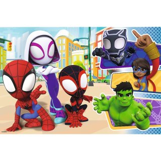 PUZZLE 24 PIÈCES MAXI SPIDEY ET AMIS PUD TREFL 14348 TREF