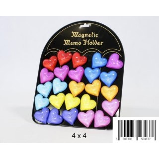 COEUR AIMANT 4CM MIX DE COULEURS MIDEX TOYS