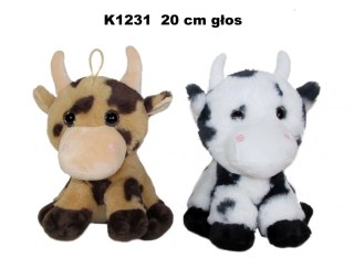 PELUCHE VACHE AVEC VOIX 20CM ASSIS SA DIMANCHE