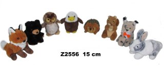 PELUCHE ANIMAUX 15CM MIX SA SUN-DAY