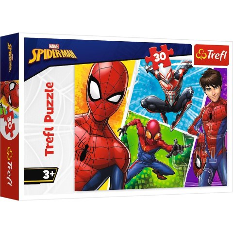 PUZZLE 30 ELEMENTS SPIDER-MAN TREFL 18242 TREF