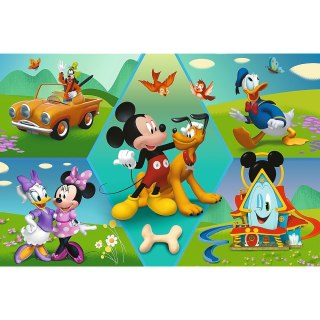 PUZZLE 60 pcs. C'EST TOUJOURS HEUREUX AVEC MIKE PUD TREFL 50014 TREF TREFL