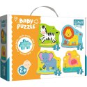Animaux de Safari - Puzzle Bébé