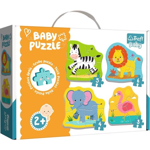 Zwierzątka na Safari - Baby Puzzle