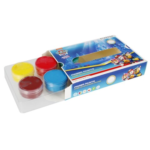 PEINTURE AU DOIGT 6 COULEURS 40ML PAW PATROL STARPAK STARPAK