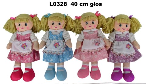 PELUCHE POUPEE AVEC VOIX 40 CM DIMANCHE L0328 DIMANCHE