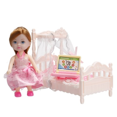 POUPEE 12CM AVEC ACCESSOIRES CHAMBRE MEGA CREATIVE 482427