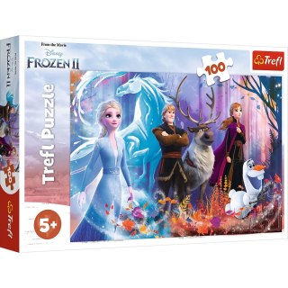 PUZZLE 100 PIÈCES MAGIC FROZEN TREFL 16366