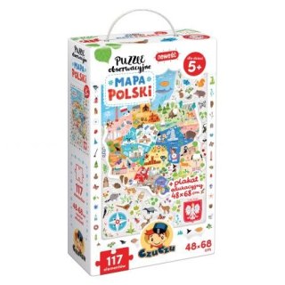 PUZZLE ÉDUCATIF CARTE DE LA POLOGNE 490968 CZU CZU