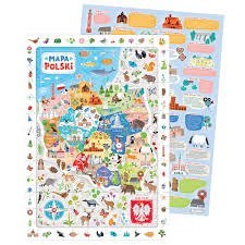 PUZZLE ÉDUCATIF CARTE DE LA POLOGNE 490968 CZU CZU