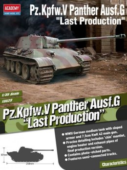 Modèle en plastique Pz.Kpfw.V Pantera Ausf.G production tardive
