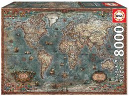 Puzzle 8000 pièces Carte historique du monde