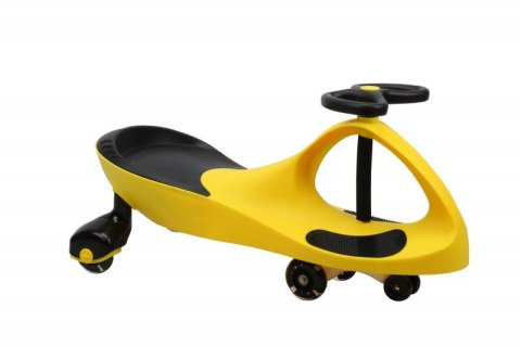Gravity Rider Swing Car modèle 8097 LED roues en caoutchouc jaune-noir