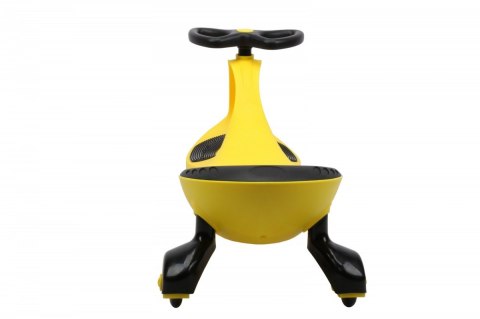 Gravity Rider Swing Car modèle 8097 LED roues en caoutchouc jaune-noir