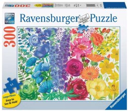 Puzzle 2D Grand Format Fleur Arc-en-Ciel 300 pièces