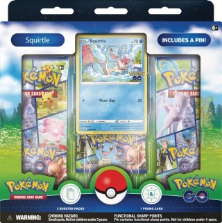 Cartes de Collection Pokémon GO Pin - Carapuce