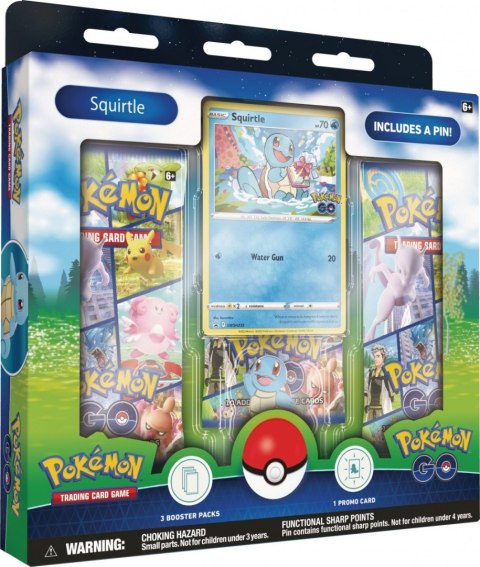 Cartes de Collection Pokémon GO Pin - Carapuce